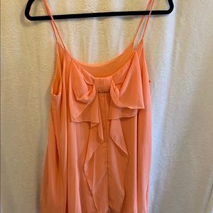 Sleeveless peachy/pink top